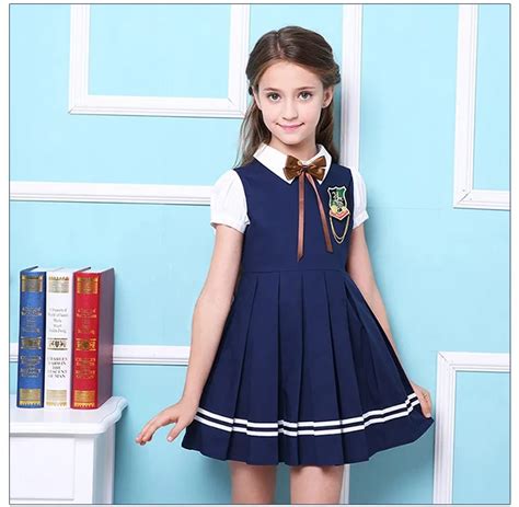 New Designs Kindergarten Primary School Uniform Designs Girl Pinafore ...