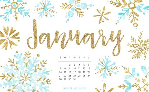 January 2024 Calendar Desktop Wallpaper - Amata Tallie
