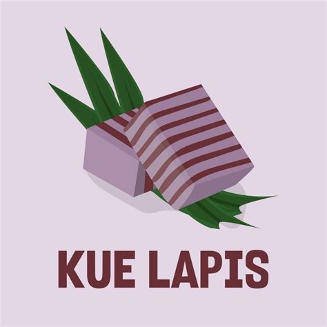 kue lapis indonesian traditional street food 24310048 Vector Art at Vecteezy