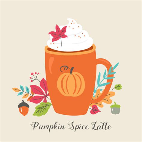 Pumpkin Spice Latte Illustrations, Royalty-Free Vector Graphics & Clip Art - iStock