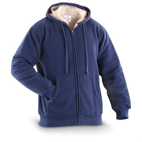 Weatherproof® Vintage Sherpa-lined Fleece Hoodie - 296553, Sweatshirts & Hoodies at Sportsman's ...