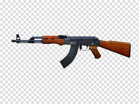 AK-47 Firearm Weapon Assault rifle, Real Ak 47 transparent background PNG clipart | HiClipart