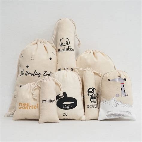 Canvas Printed Drawstring Bags - The One