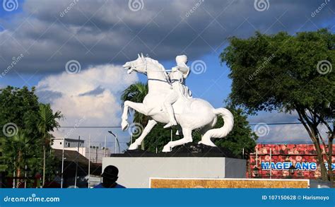 Diponegoro Statue Park (Taman Patung Diponegoro) Editorial Photo | CartoonDealer.com #207694573