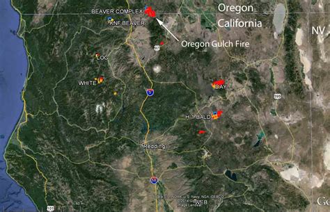 Oregon Gulch fire burns across OR/CA border - Wildfire Today