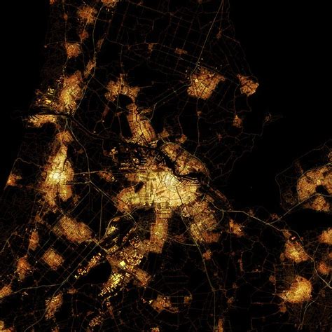 These Stunning Satellite Images Of Cities Were Really Made With Data | Gizmodo Australia