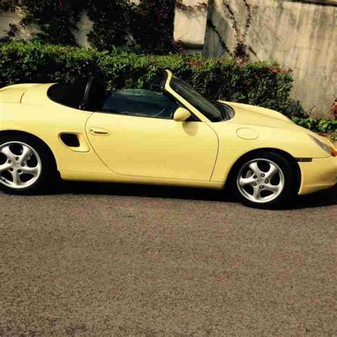 Porsche RARE YELLOW BOXSTER 1999. car for sale