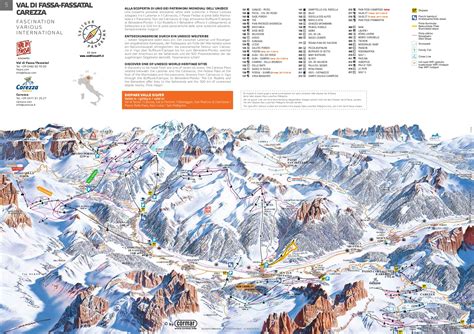 Val Di Fassa Piste Map