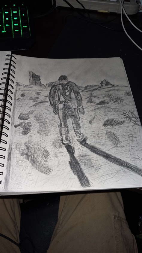 drawing of the fallout 1 ending : r/classicfallout