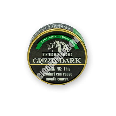 Grizzly Dark Pouches Wintergreen - Cigar Chief