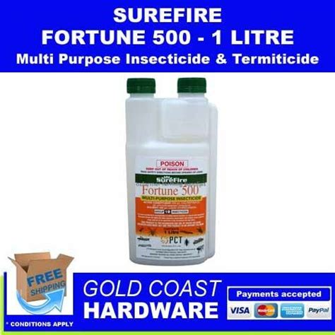 SUREFIRE FORTUNE 500 EC INSECTICIDE INGREDIENTS AS PIDGEONS 1 LITRE | eBay