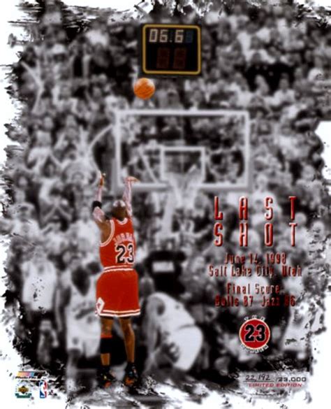 Michael Jordan Pictures: The Last Shot, in the 1998 NBA FInals Against ...