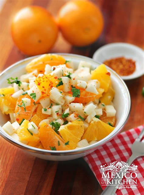 Xec, a Jicama and Citrus Salad from Yucatan - Traditional Homestyle Mexican Food Recipes ...