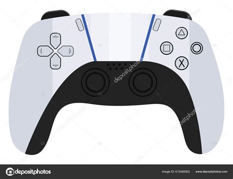 Ps5 Controller Illustration Vector White Background Stock Vector by ©Morphart 613485502