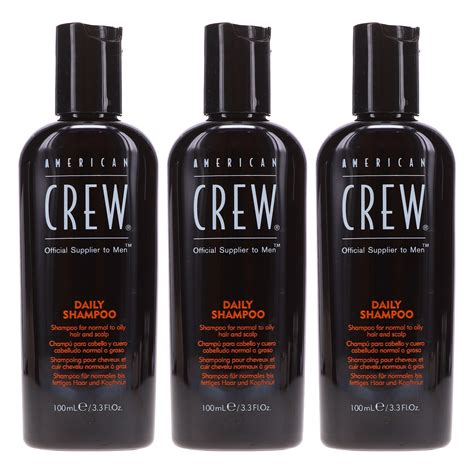 American Crew Daily Shampoo 3.3 oz 3 Pack