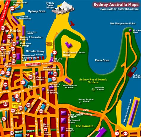 CBD Hotels: Sydney CBD Map - Central Business District Hotels Australia