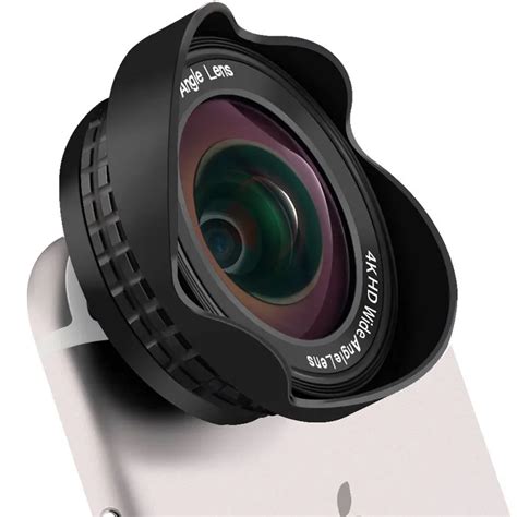 Mobile Phone Camera Lens 4k Hd Professional 16mm No Distortion 0.45x ...