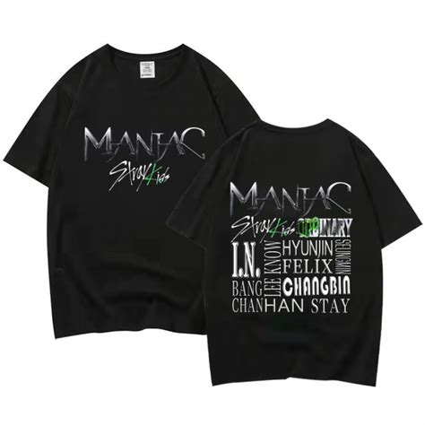 Stray Kids MANIAC Tour 2022 Classic Style T-shirt | Stray Kids Store