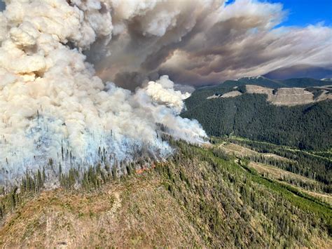 Canadian wildfires spark evacuations, air quality warnings in British ...