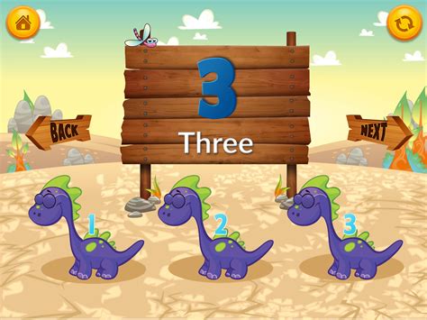 Dino Numbers Counting Games