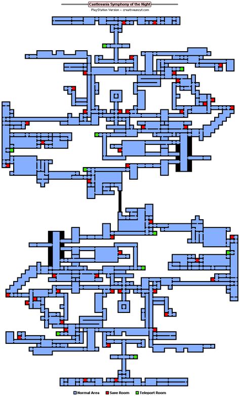 Castlevania: Symphony of the Night (PSX) - Maps