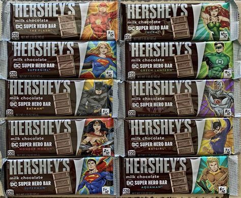 HERSHEY’S Milk Chocolate DC Super Hero Candy Bar