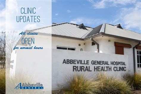 Abbeville Rural Health Clinics will be Open Thursday, September 3rd at ...