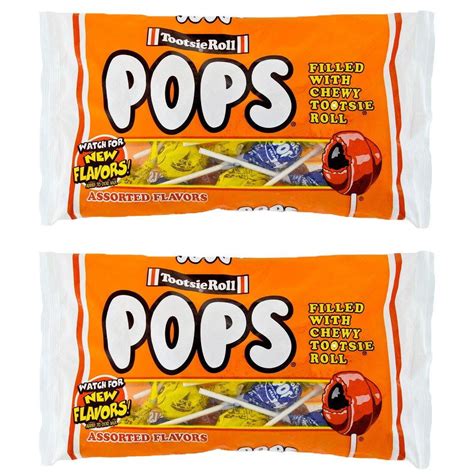 Tootsie Roll Pops Assorted Flavors 6.0 oz (Pack of 2) - Walmart.com