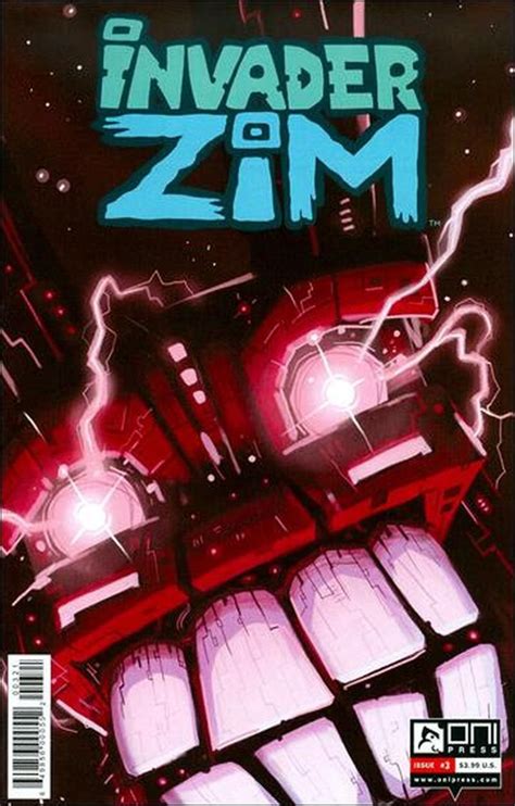 Invader Zim #3 Jhonen Vasquez B Cover [2015] VF/NM Oni Press Comics