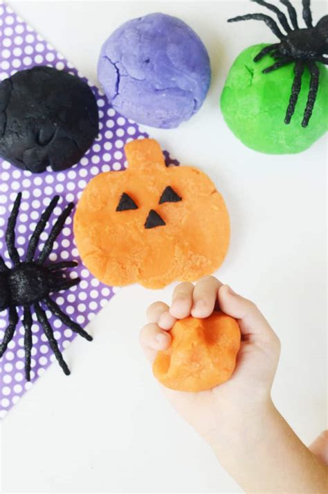 Halloween Play Doh Recipe - Making Frugal FUN