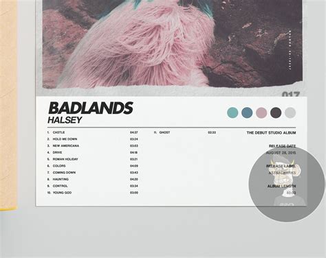 Halsey Badlands Album Cover Poster Create Your Own Music | Etsy