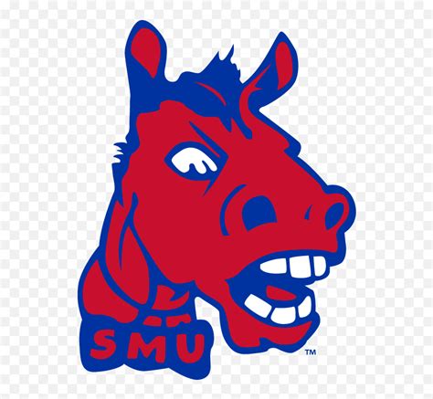 Mustang Smu - Smu Vintage Logo Png,Mustang Mascot Logo - free ...