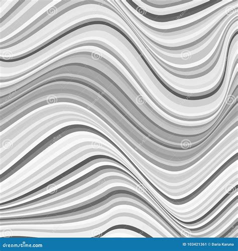 Abstract Background with Crooked Lines. the Curvature of Space Stock Vector - Illustration of ...