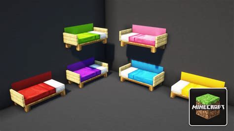 How To Make A Sofa In Minecraft