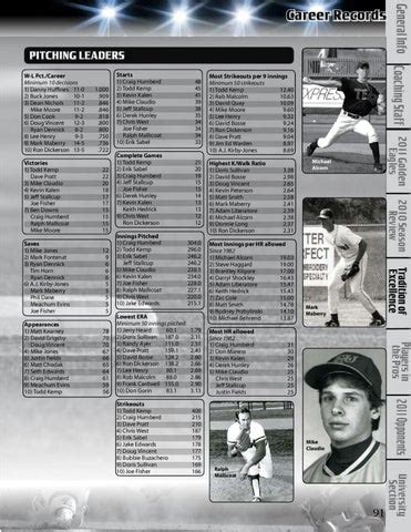 Tennessee Tech Baseball Guide (Back Half) by Tennessee Tech Sports ...