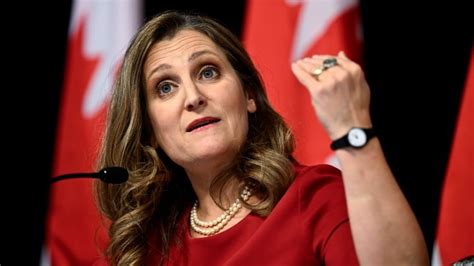 Chrystia Freeland delivers a (relatively) restrained economic update ...