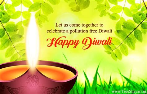 One line Eco friendly Diwali slogan in English language # ...