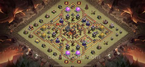 Best Anti 3 Stars War Base TH10 with Link, Hybrid 2023 - Town Hall ...