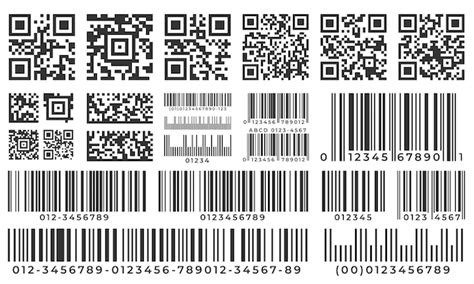 Premium Vector | Barcodes. scan bar label, qr code and industrial barcode. product inventory ...