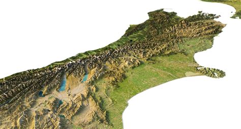 New Zealand 3D model terrain | Custom 3D Models and 3D Maps