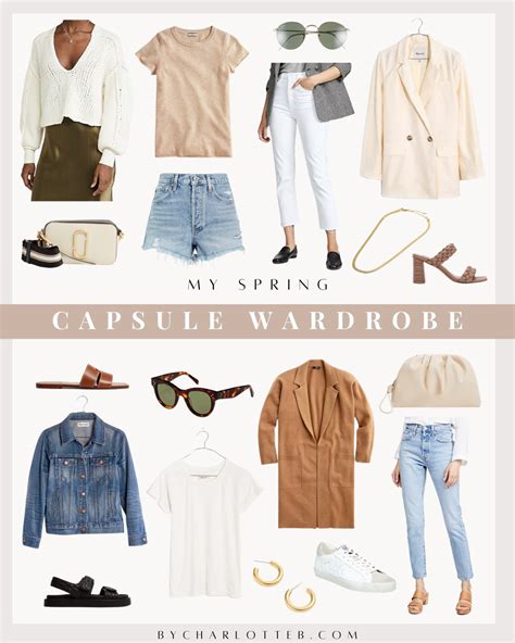 My 2021 Spring Capsule Wardrobe - By Charlotte B