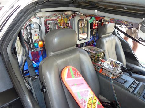 Back to the Future Movie Car Interior | Photographed at the … | Flickr