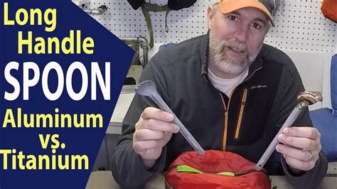 Long Handle Backpacking Spoon Titanium Toaks vs. Sea to Summit (Comparison) - YouTube