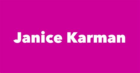 Janice Karman - Spouse, Children, Birthday & More