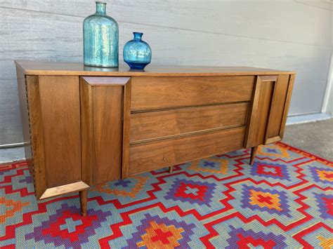 Walnut Lowboy Dresser - Renewed Perspective