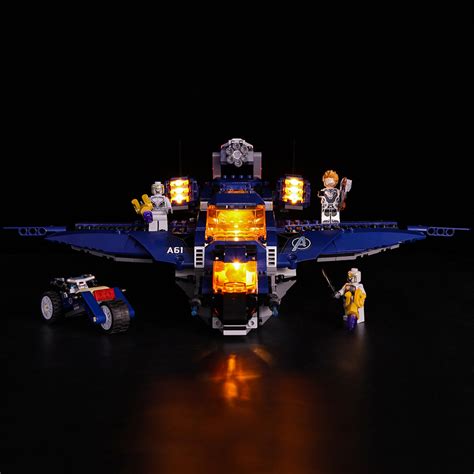 LEGO 76126 Led Light Avengers Ultimate Quinjet Brick kits Basic Version ...