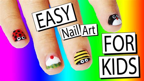 5 Easy Nail Art Designs For Kids | Nailed It NZ - YouTube