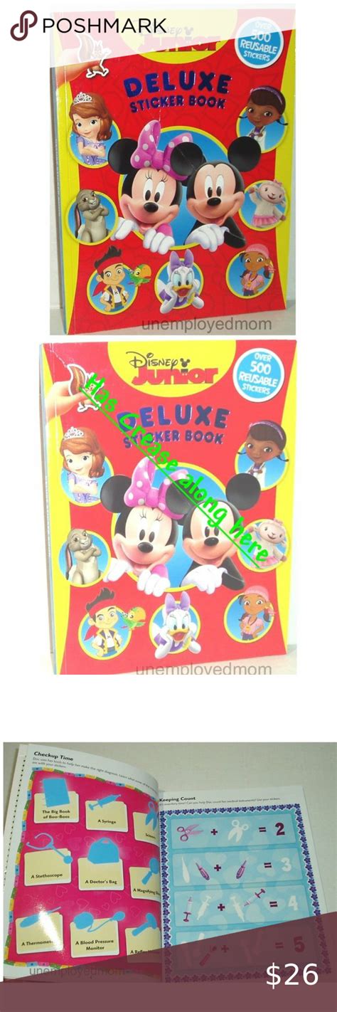 Disney Junior Sticker Book - Fun and Reusable