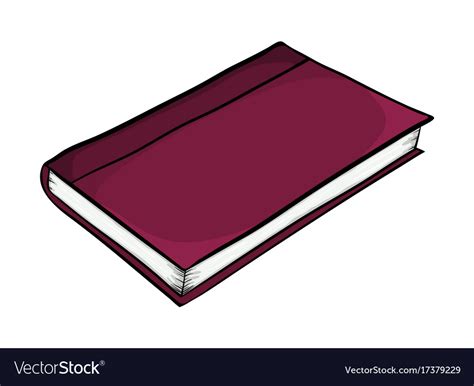 Closed book cartoon symbol icon design beautiful Vector Image