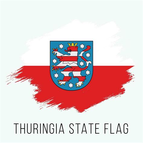 Germany State Thuringia Vector Flag Design Template 25557308 Vector Art ...